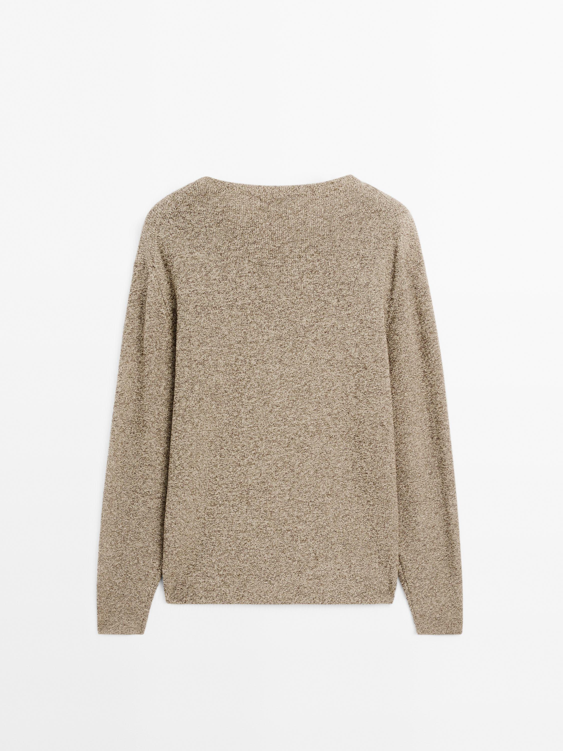 Pull en maille 100 % coton mouliné